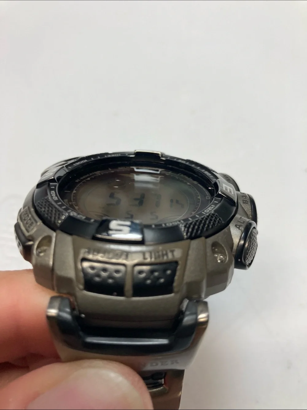 Casio Pathfinder PAW-1500T, Digital Watch, titanium, tough solar, multi band 5